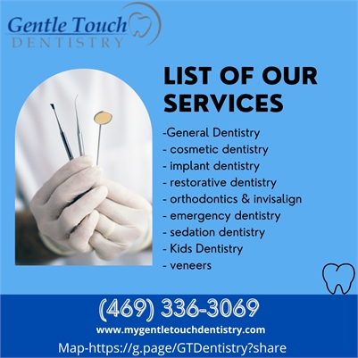 Dentist in Richardson | Gentle Touch Dentistry Of Richardson